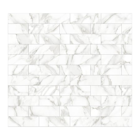 Andova Tiles SAMPLE-Doric 4 in. x 12 in. Ceramic Marble Look Subway Wall Tile SAM-ANDDORC870